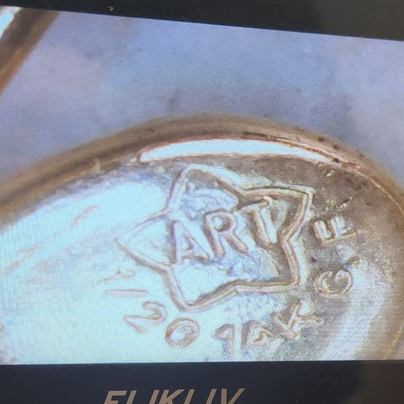 1/20 14K Gold Filled Oval Green Jade Pendant Necklace Charm Estate Jewelry - Picture 4 of 5